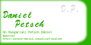 daniel petsch business card