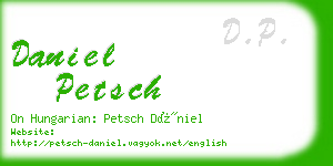 daniel petsch business card